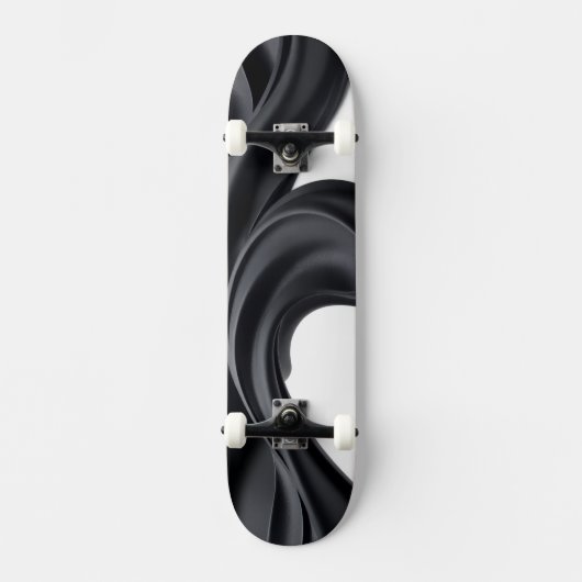 Pastell-Schwarz Farbe Skateboard (Vorderseite)