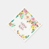 Pastell-Servietten Serviette (Ecke)