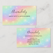 Pastell Sky mit Rainbow-Visitenkarte Visitenkarte (Vorne/Hinten)