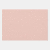 Pastell Snowflake Schnee Winter Weihnachtsfeiertag Geschenkpapier Set (Vorderseite 3)