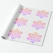 Pastell Snowflakes Packpapier (Ungerollt)