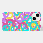 Pastell Spiralen Abstrakt drucken Case-Mate iPhone Hülle (Rückseite (Horizontal))