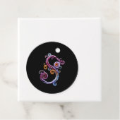 Pastell SpiralLetter S Geschenkanhänger (Beispiel)