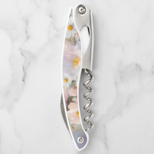 Pastell Spring Corkschraube Kellnermesser (Rückseite)