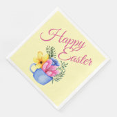 Pastell Spring Floral Arrangement Serviette (Ecke)