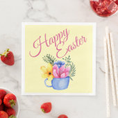 Pastell Spring Floral Arrangement Serviette (Beispiel)