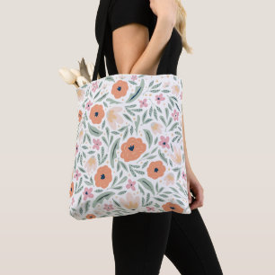 Pastell Spring Floral Muster Tasche