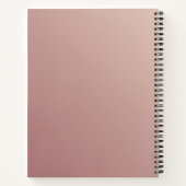 Pastell Spring Notebook Notizblock (Rückseite)