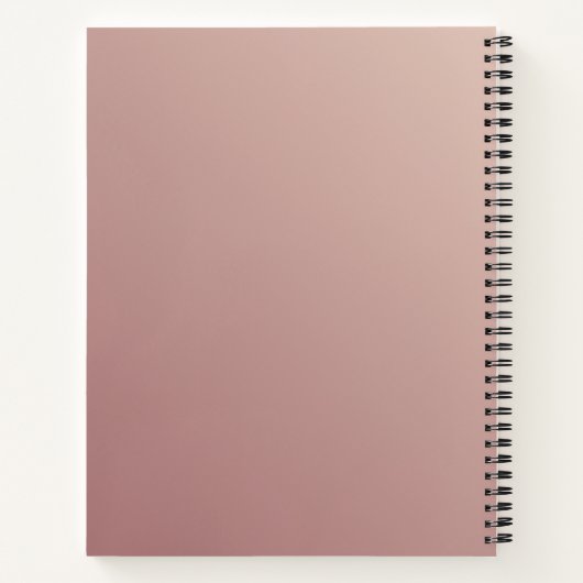 Pastell Spring Notebook Notizblock (Rückseite)