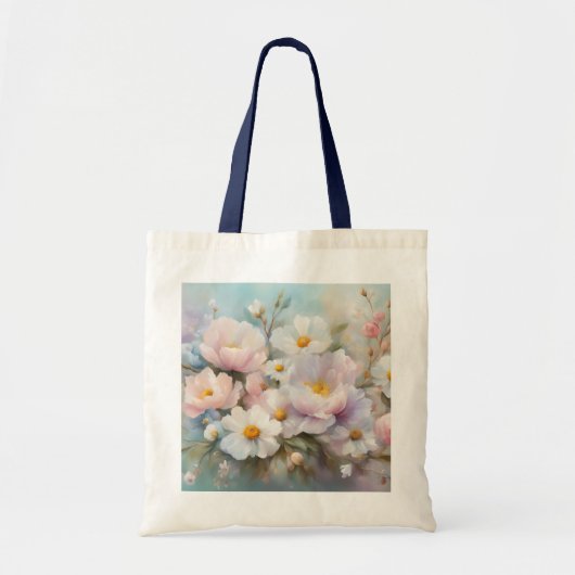 Pastell Spring Tote Bag Tragetasche (Vorne)