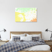 Pastell-Spritzer gepackte Leinwand (Insitu (Schlafzimmer))