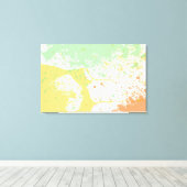 Pastell-Spritzer gepackte Leinwand (Insitu (Holzboden))