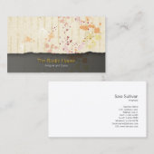 Pastell Spritzer Tearaway Retail Business Card Visitenkarte (Vorne/Hinten)