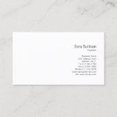 Pastell Spritzer Tearaway Retail Business Card Visitenkarte (Rückseite)