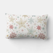 "Pastell Star Pattern Lumbar Throw Kissen (Rückseite)