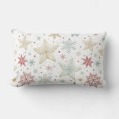 "Pastell Star Pattern Lumbar Throw Kissen (Vorderseite)