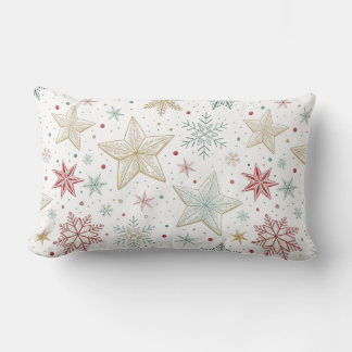 "Pastell Star Pattern Lumbar Throw Kissen
