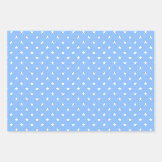 Pastell Stars Wrapping Paper Set Geschenkpapier Set (Vorderseite 2)