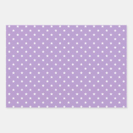 Pastell Stars Wrapping Paper Set Geschenkpapier Set