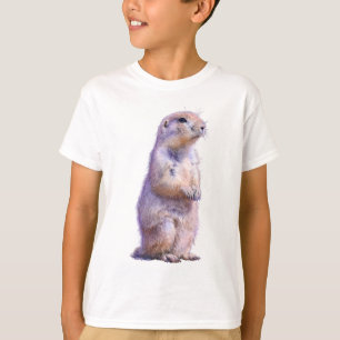 Pastell Stehende Präriehund Kinder T-Shirt
