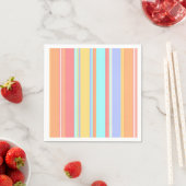 Pastell-Streifen-Muster Serviette (Beispiel)