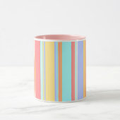 Pastell-Streifen-Muster Tasse (Zentrum)