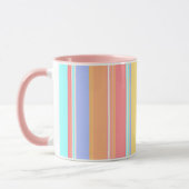 Pastell-Streifen-Muster Tasse (Links)