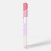 Pastell Streifen Personalisiert Case-Mate iPhone Hülle (Rückseite / Rechts)