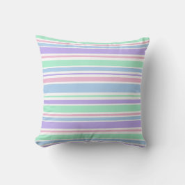 Pastell Streifen Pillow Kissen