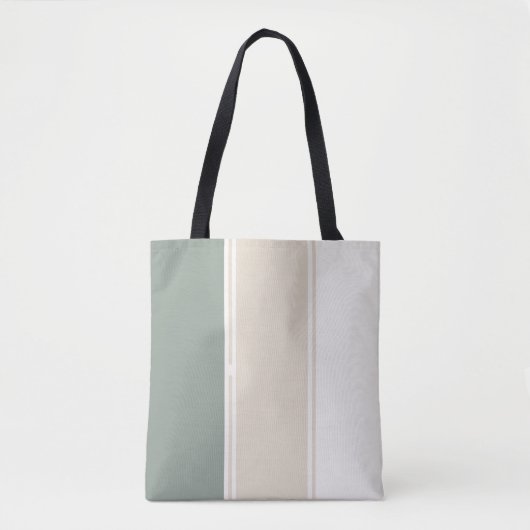 Pastell-Streifen Variation 2 – Einfach und schlich Tasche (Vorderseite)