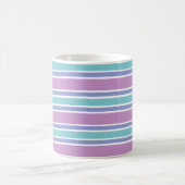 Pastell-Streifenmuster Kaffeetasse (Mittel)