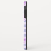 Pastell-Streifenmuster mit Gänseblümchen Case-Mate iPhone Hülle (Hinten/Links)