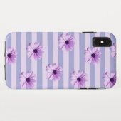 Pastell-Streifenmuster mit Gänseblümchen Case-Mate iPhone Hülle (Rückseite (Horizontal))