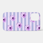 Pastell-Streifenmuster mit Gänseblümchen Case-Mate iPhone Hülle (Rückseite (Horizontal))