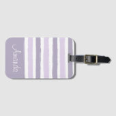 Pastell Stripes-Gepäckmarke Gepäckanhänger (Vorderseite (Horizontal))