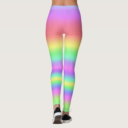 Pastell Stripes Leggings (Rückseite)