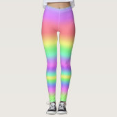 Pastell Stripes Leggings (Vorderseite)
