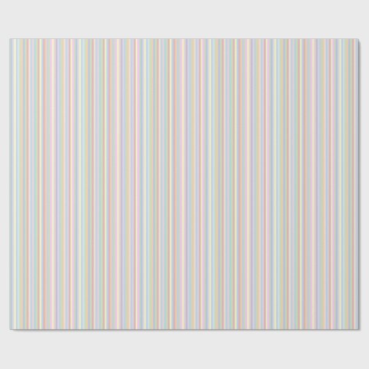 Pastell Stripes Packpapier (Flach)