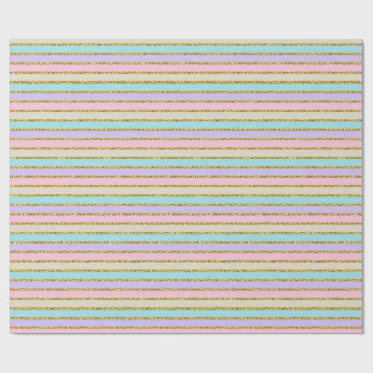 Pastell Stripes Packpapier (Flach)