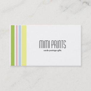 Pastell Stripes Visitenkarte