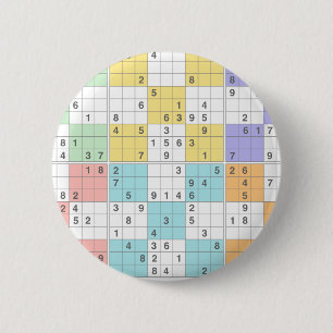 Pastell-Sudoku Button
