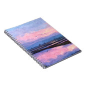 Pastell Sunset Flight Notebook Notizblock (Rechte Seite)