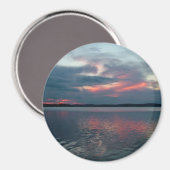 Pastell Sunset-Magnet Magnet (Vorderseite/Rückseite)
