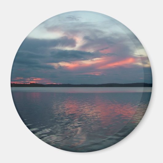 Pastell Sunset-Magnet Magnet (Vorne)