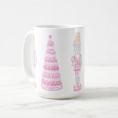 Pastell Süßigkeiten Nussknacker Kaffeetasse (Vorderseite Links)