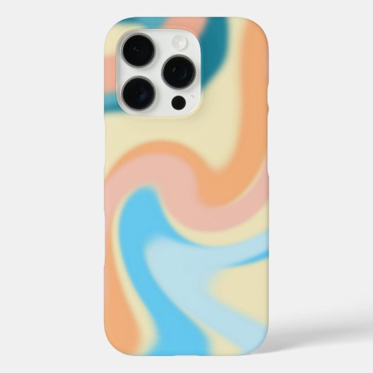 Pastell-Swirlen Case-Mate iPhone Hülle (Rückseite)