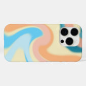 Pastell-Swirlen Case-Mate iPhone Hülle (Rückseite (Horizontal))