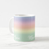 Pastell-Tasse Kaffeetasse (Vorderseite Links)
