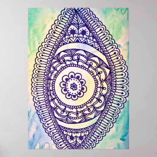 Pastell-Third-Eye-Plakat von Megaflora Poster (Vorne)