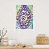 Pastell-Third-Eye-Plakat von Megaflora Poster (Küche)